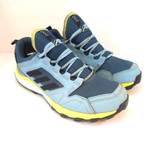 ADIDAS | Womens 290 Terrex Agravic Trail Gore Tex Running Shoes Green Black Sz 8 - Picture 1 of 8